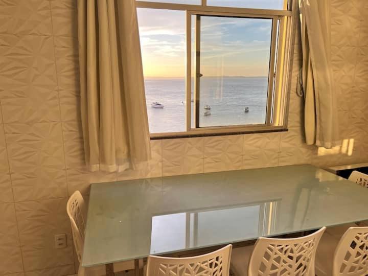 Apartamento No Farol Da Barra. Vista Deslumbrante Para O Mar! No Circuito Do Carnaval. Ao Lado Do Porto Da Barra ! Salvador Esterno foto